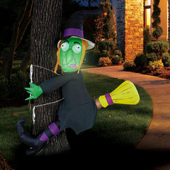 4ft Crashing Witch Into Tree Inflatable