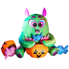 5ft Halloween Inflatable Monster Candy