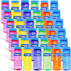 4 oz. Bubble Bottles with wand, 12 Pcs