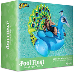 SLOOSH - 66" Giant Peacock Raft