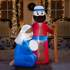 6ft Tall Jesus Family Christmas Inflatable