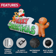 10ft Inflatable Merry Christmas
