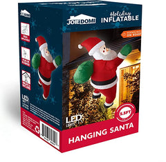 5.5ft Tall Hanging Santa Christmas Inflatable