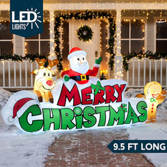 10ft Inflatable Merry Christmas