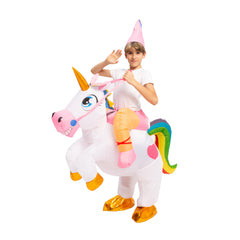 Unicorn Ride-On Inflatable Costume - Child