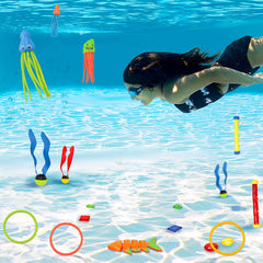 Sloosh- 30 Pcs Diving Pool Toys Jumbo Set