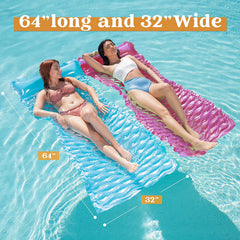 SLOOSH - Inflatable Wave Pool Mat, 2 Pcs