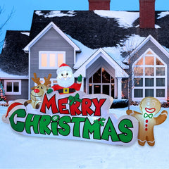 10ft Inflatable Merry Christmas