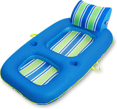SLOOSH - Luxury Blue Pool Recliner, Stripe
