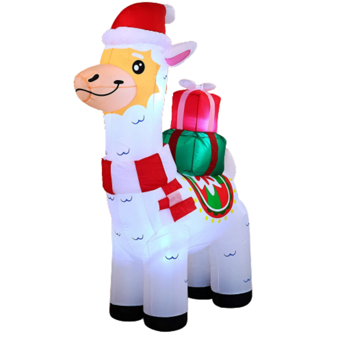 6ft Christmas Llama Inflatable