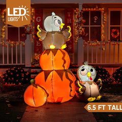 6ft Inflatable Stacking Pumpkin Turkey