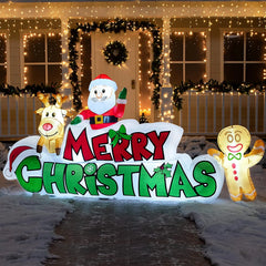 10ft Inflatable Merry Christmas