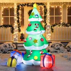 7ft Christmas Tree with Presents Inflatable