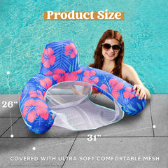 2Pcs Deluxe Pool Lounge Chair