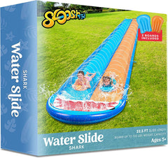 22.5ft Double Shark Water Slide (Mid sprinkler)