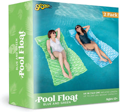 2 Pcs Inflatable Pool Mat