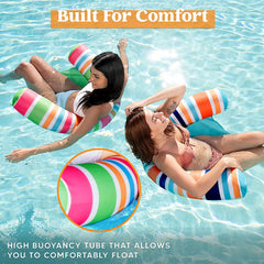 2Pcs Inflatable Pool Float Chairs 29in