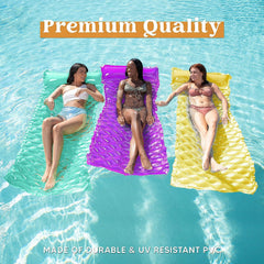 SLOOSH - Inflatable Pool Mat, 3 Pack