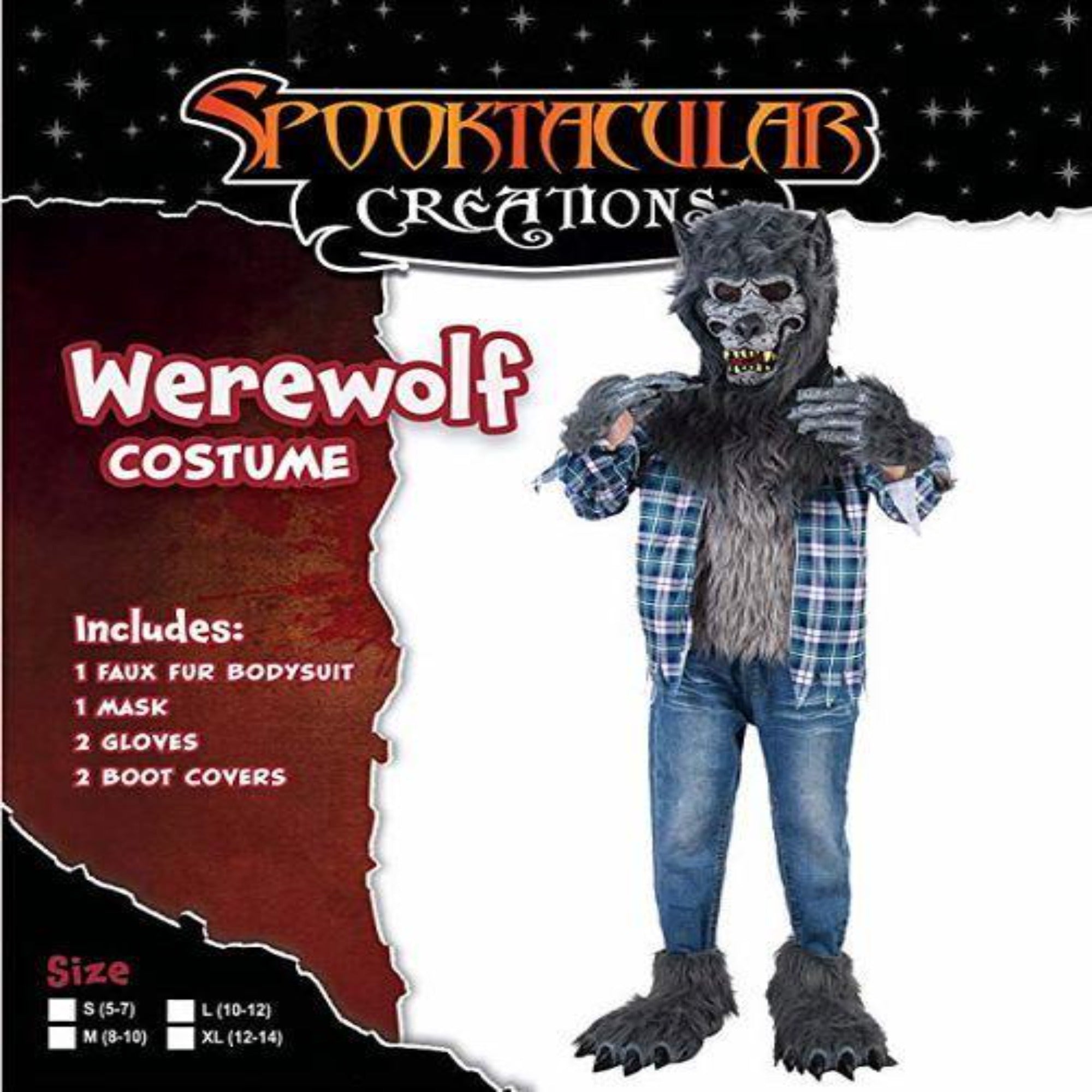 Howling Werewolf Deluxe Kids Costume Set - Spooktacular Creations