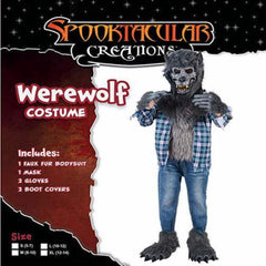 Howling Werewolf Deluxe Kids Costume Set - Spooktacular Creations