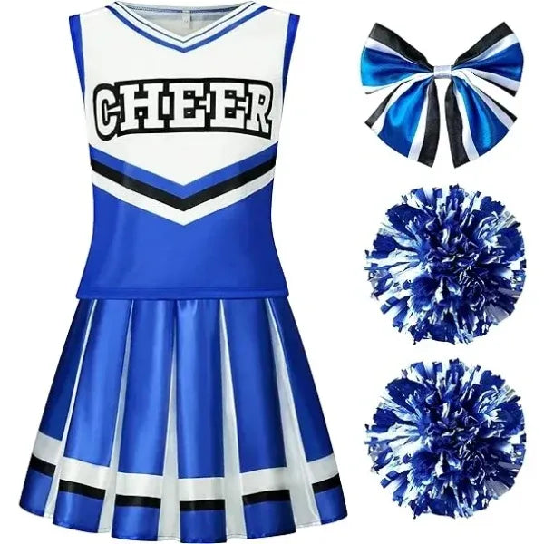 Cheerleader Costume for Girls, Cute Cheerleading Outfit