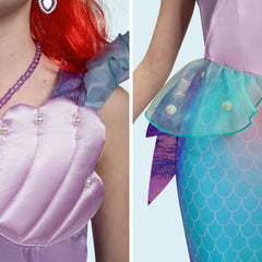Girls Mermaid Costume, Ariel Costume for Girls
