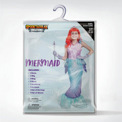Girls Mermaid Costume, Ariel Costume for Girls