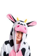 Cow Animal Onesie Pajama Costume - Child - Spooktacular Creations