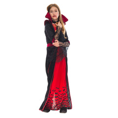 Royal Vampire Costume for Girls Deluxe Set - Spooktacular Creations