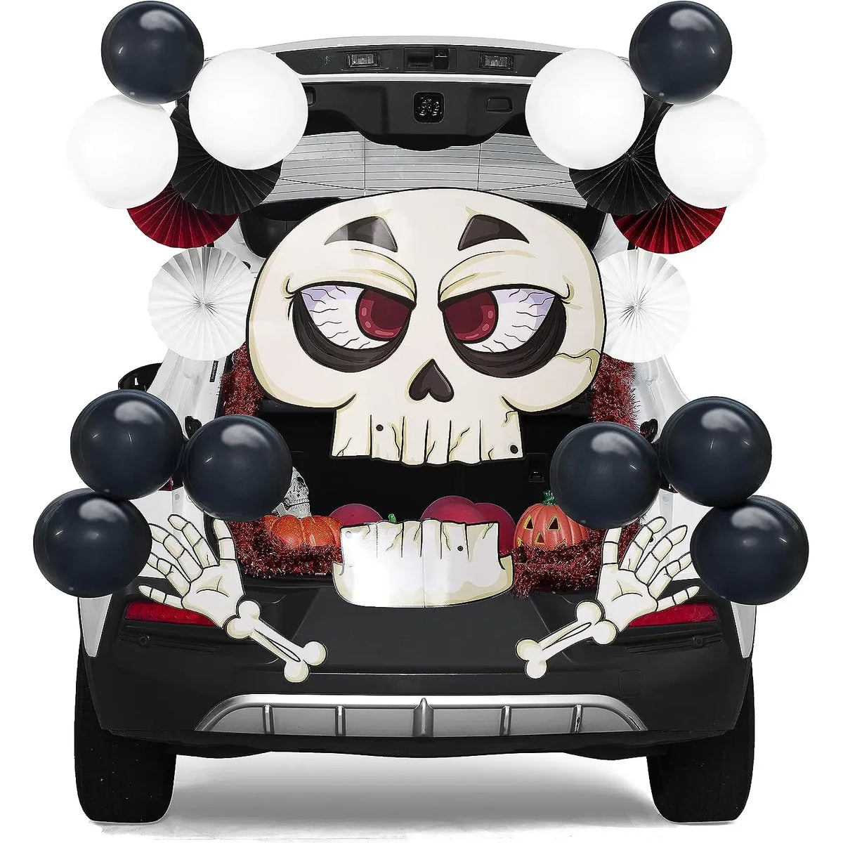 JOYIN Halloween Trunk or Treat Car Decorations Kit with Skeleton Design