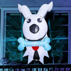 Joiedomi 3.5 FT Halloween Inflatable Dog Broke Out from Window