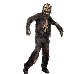 Scary Black Zombie Costume - Child
