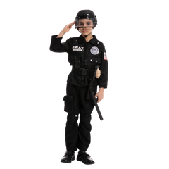 SWAT Officer Costume Role Play Cosplay - Child