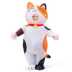Kids Inflatable Costume, Full Body Inflatable Calico Cat Costume