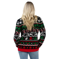 LED Ugly Christmas Sweater, Built-in Light Bulbs for Men, Women