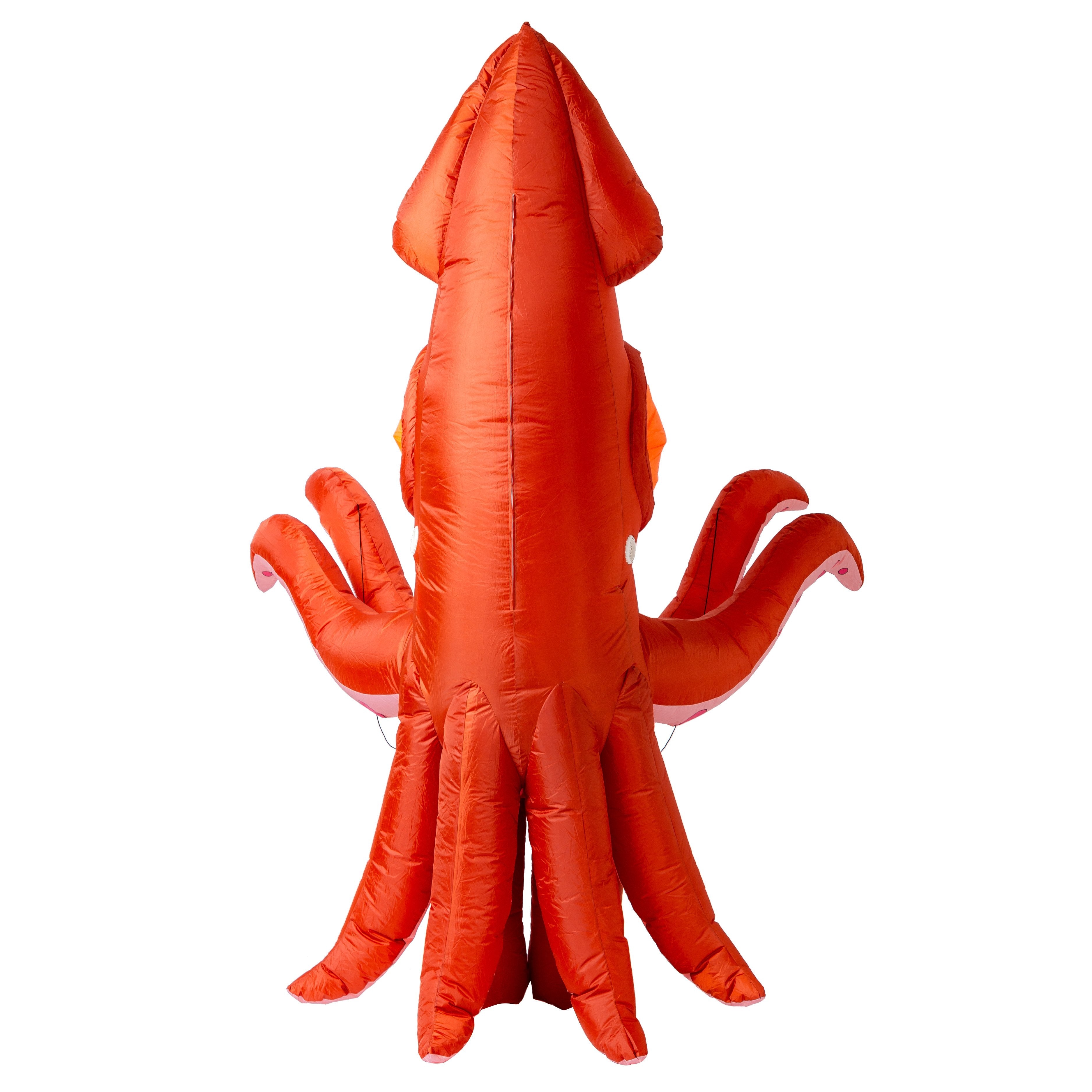 Inflatable Costume Full Body Squid Air Blow-up Deluxe Halloween Costume - Adult Size - Spooktacular Creations