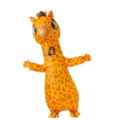 Inflatable Costume Giraffe Full Body Giraffe Air Blow-up Deluxe Halloween Costume - Adult Size - Spooktacular Creations