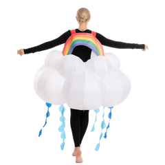 Raining Rainbow Cloud Inflatable - Adult
