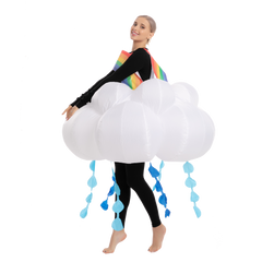 Raining Rainbow Cloud Inflatable - Adult