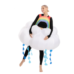 Raining Rainbow Cloud Inflatable - Adult
