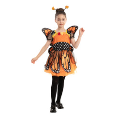 Monarch Butterfly Costume For Role Play Cosplay - Child