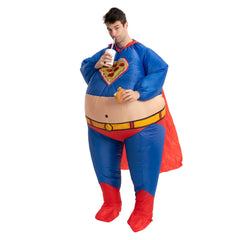 Inflatable Superhero Costume Fat Suit - Adult
