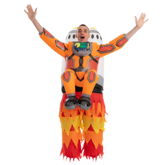 Astronaut with Rockets Inflatable Costume