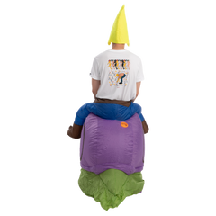 Gnome Ride-On Snail Inflatable Costume