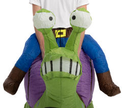 Gnome Ride-On Snail Inflatable Costume
