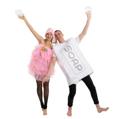 Group Soap Loofah Bubbles Costume - Adult