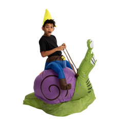 Gnome Ride-On Snail Inflatable Costume