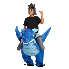 Inflatable  Ride-On Ice Dragon Costume Cosplay