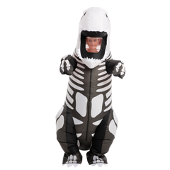 Skeleton T-rex Full Body Inflatable Costume