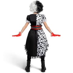 Polka Dots Dress Set for Girls Halloween Dress up and Costume parties